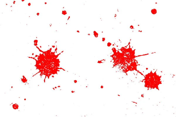 Grunge Rode Druppel Splash Textuur Achtergrond Vector Gebruik Voor Bloeddecoratie — Stockvector