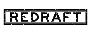 Grunge siyah Kare Kare Mühür mührü beyaz arka planda