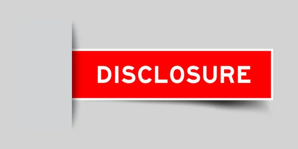 Gri arkaplana eklenmiş sözcük açıklamalı kırmızı renk kare etiket