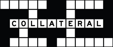 Bulmaca arka planında kelime teminatı olarak alfabe harfi