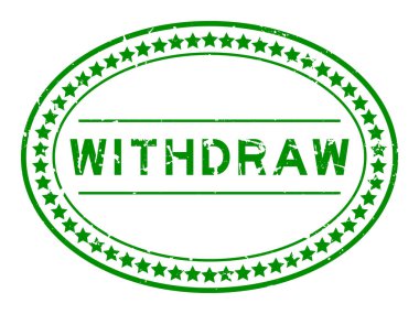 Grunge yeşil kelime oval lastik mühür beyaz arka planda