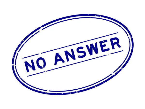 Grunge Blue Answer Word Rubber Seal Stamp White Background — 图库矢量图片