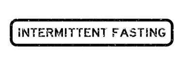 Grunge siyah aralıklı oruç sözcüğü kare kare mühür beyaz arka planda