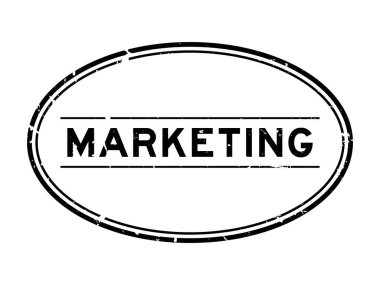 Grunge karaborsa kelime oval lastik mühür beyaz arka planda