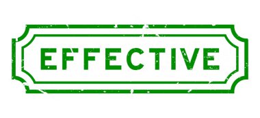 Grunge yeşil kelime beyaz arka planda lastik mühür