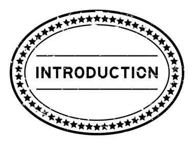 Grunge siyah giriş sözcüğü oval lastik mühür beyaz arka planda