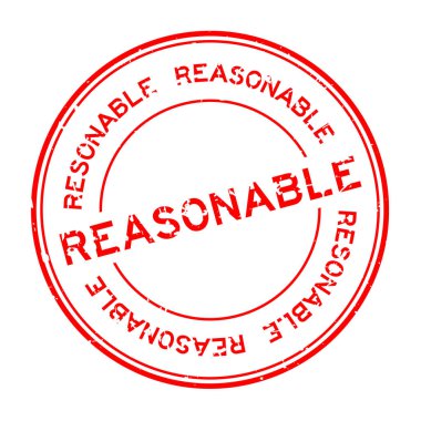 Grunge kırmızı makul kelime yuvarlak lastik mühür beyaz arka planda