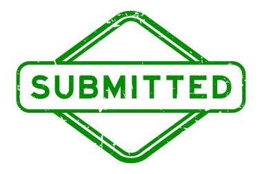 Grunge Green beyaz arka planda lastik mühür damgası gönderdi.