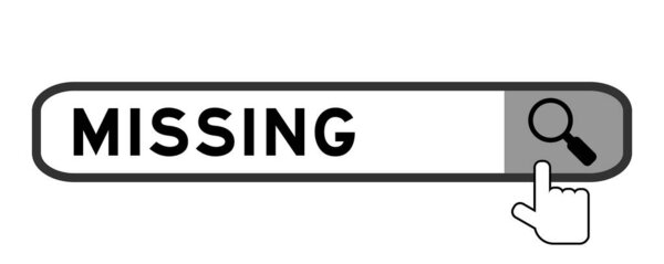 Поисковый баннер в слове отсутствует с передачей значка лупы на белом фоне