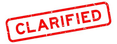 Grunge kırmızısı beyaz arka planda sözcüğün kare kauçuk mühürü