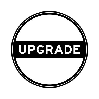 Beyaz arkaplanda siyah renkli mühür etiketi güncellemesi