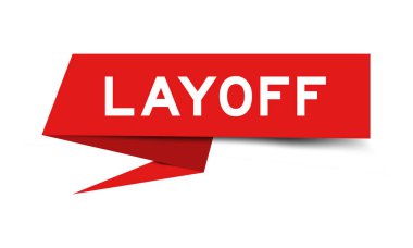 Beyaz arkaplanda sözcük bırakma ile kırmızı renk konuşma pankartı