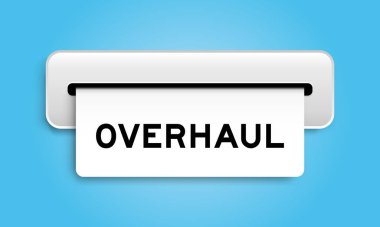 Mavi arkaplandaki makineden kelime tadilatı yapılmış beyaz kupon pankartı