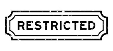 Beyaz arka planda Grunge siyah sözcüğün kare kauçuk damgası 