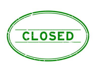 Grunge yeşil kelime oval lastik mühür beyaz arka planda