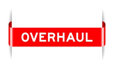 Beyaz arkaplanda kelime değişikliğiyle birlikte kırmızı etiket etiketi eklendi