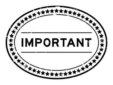 Grunge siyah kelime oval kauçuk mühür beyaz arka planda