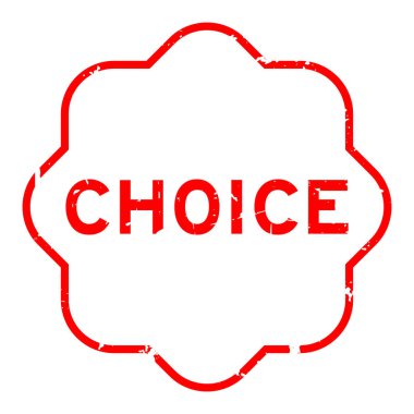 Grunge kırmızı kelime beyaz arka planda lastik mühür