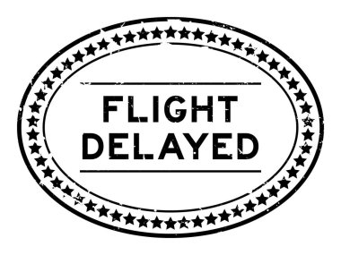 Grunge siyah uçuşu, beyaz arka planda oval mühür sözcüğünü geciktirdi