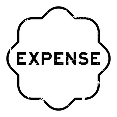 Grunge siyah kelime beyaz arka planda lastik mühür