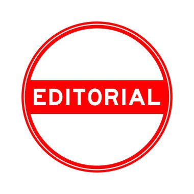 Beyaz arkaplan üzerine yazı ile kırmızı renkli mühür etiketi