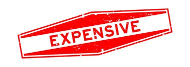 Grunge kırmızı kelime altıgen lastik mühür beyaz arka planda