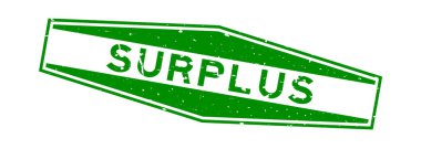 Grunge yeşil kelime fazlası altıgen lastik mühür beyaz arka planda