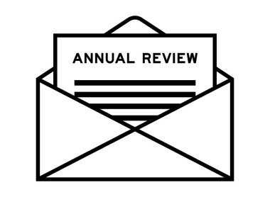 Zarf ve harf imzası ve manşet olarak yıllık kelime değerlendirmesi