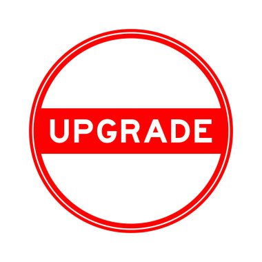 Beyaz arkaplanda kırmızı renkli mühür etiketi