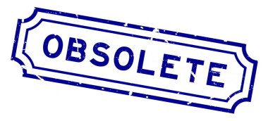 Grunge blue sözcüğünün beyaz arka planda lastik mühür damgası