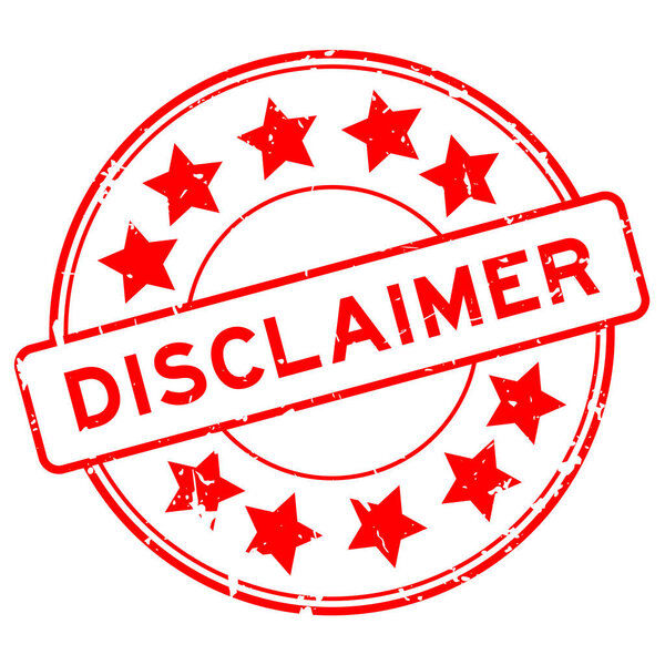 Красная круглая резиновая печать на белом бэкграунде