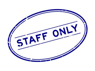 Grunge Blue personeli sadece beyaz arka planda oval kauçuk mühür damgası.