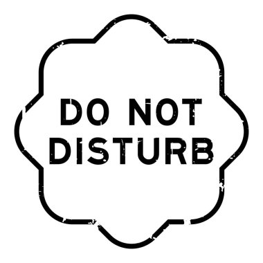 Grunge siyahı beyaz arka planda lastik mühür sözcüğünü bozma