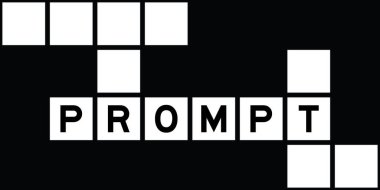 Bulmaca arka planında kelime harfi ile alfabe harfi