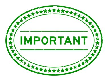 Grunge yeşil kelime oval lastik mühür beyaz arka planda