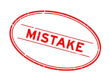 Grunge kırmızı kelime oval lastik mühür beyaz arka planda