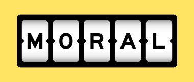 Sarı arkaplanlı slot pankartıyla siyah renk