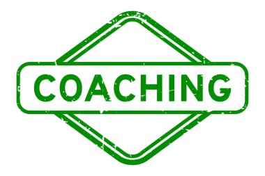 Grunge yeşil kelime çalıştırıcı Beyaz arka planda lastik mühür damgası