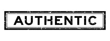 Grunge siyah otantik kelime rsquare ubber mühür beyaz arka planda