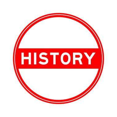 Beyaz arkaplanda kırmızı renkli mühür etiketi