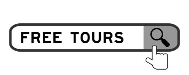 Beyaz arkaplanda büyüteç simgesini devretme ile sözcüksüz turlarda arama paneli