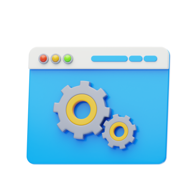 Web Optimizasyonu 3B Simgesi