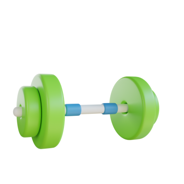 aptal 3d simgesi. Antrenman için spor salağı