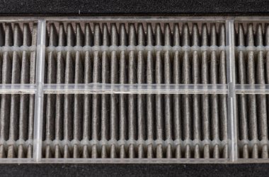 Dirty dusty vacuum cleaner filter