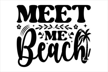 Benimle Sahilde Buluş - Yaz Tişörtü Tasarımı