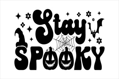 Ürkütücü Kalın - Cadılar Bayramı tişört tasarımı 