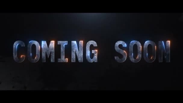 Coming Soon Video Short Promotional Clip Serves Teaser Upcoming Event — Stock Video