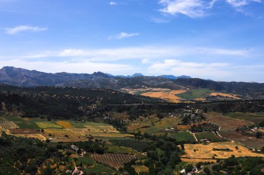 Avusturya Hallstatt 'te yağmurlu bir günde