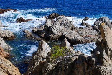 İspanya 'daki dağlarda yolculuk