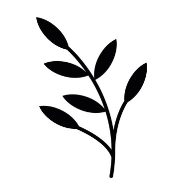 El yapımı bitkisel, çiçekli tırnak. Bir çizgi karalama vektörü. Karalama çiçek dalı, şirin ve alışılmadık tomurcuk, kartpostalları, kartvizitleri veya tasarım için bir element olarak süslemek için kullanılabilir